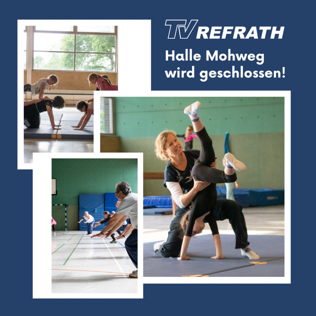Halle Mohweg wird geschlossen!
